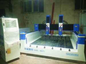 阿勒泰哈巴河县HW1825双头重型石材雕刻机
